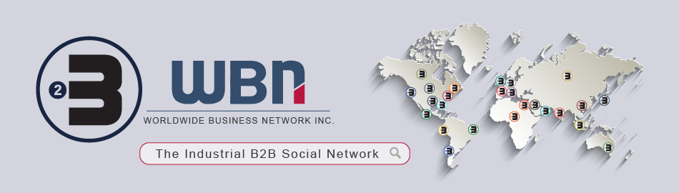 WBN the Industrial B2B Social Network, bases in Miami Florida US, offers in few clicks, to find the right industrial partner, growing fast, in the most competitive markets. For twenthie century industries was obligatory to exhibit at fairs to find new distributors and customers, expending minimum twenty twousand American dollars per each exhibition. WBN offers to create your own Global Distribution Network from your office and facilities... We are the biggest trade show in the world… and never closes